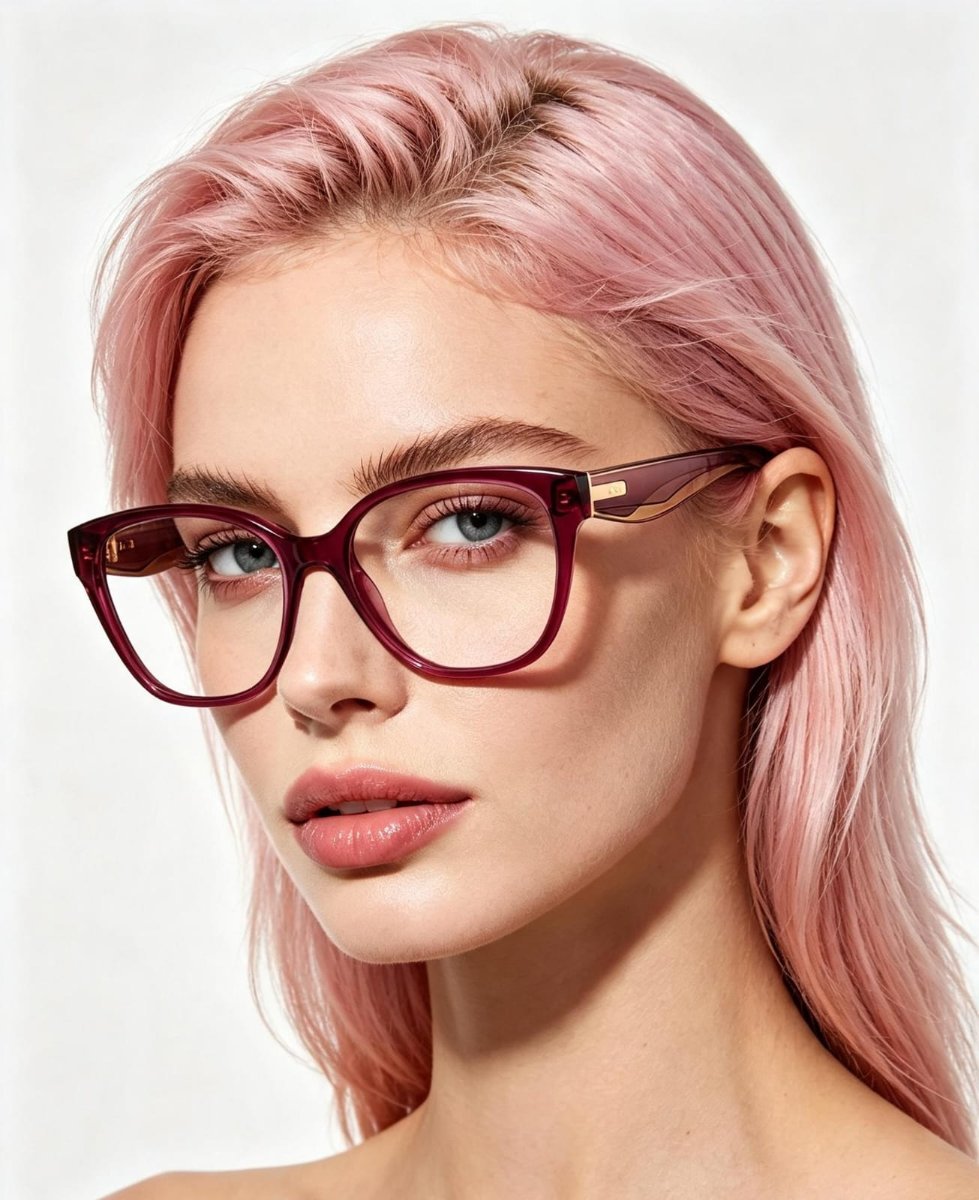 Óculos Receituário VOGUE VO 5712 53-17 3227 (Acetato Roxo Translúcido/Hastes Mescladas Roxo e Caramelo)