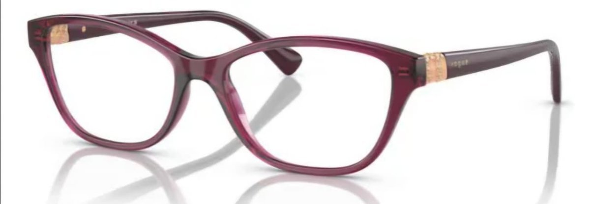 Óculos Receituário VOGUE VO 5516-B 53-16 2989 (Acetato Uva)